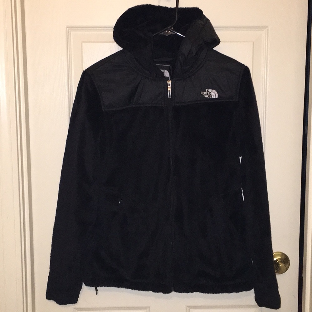 The North Face women’s hooded zip up fleece jacket